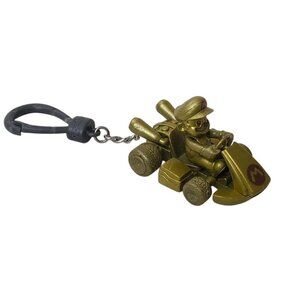 Mario Kart Backpack Buddies Rare Chase Gold Mario w/ Defect